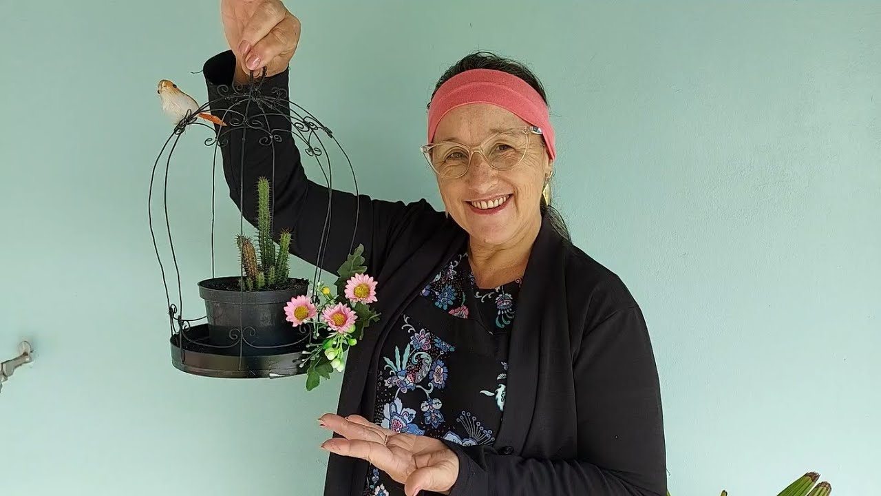 FAÇA VOCÊ MESMO UMA GAIOLINHA DECORATIVA