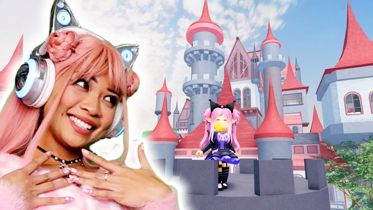 SUGARSTAR BUILDS A ROBLOX PRINCESS CASTLE! *FULL CASTLE TOUR!*
