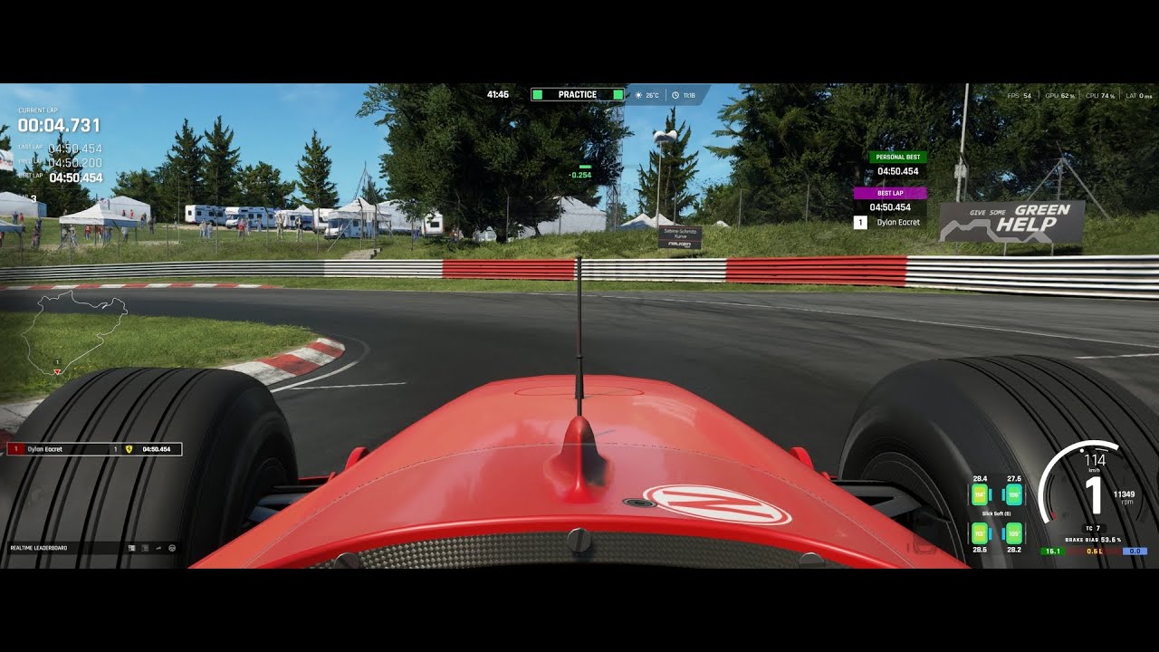 Assetto Corsa AC Evo v0.4.1 Nurburgring Nordschleife F2004 World Record 