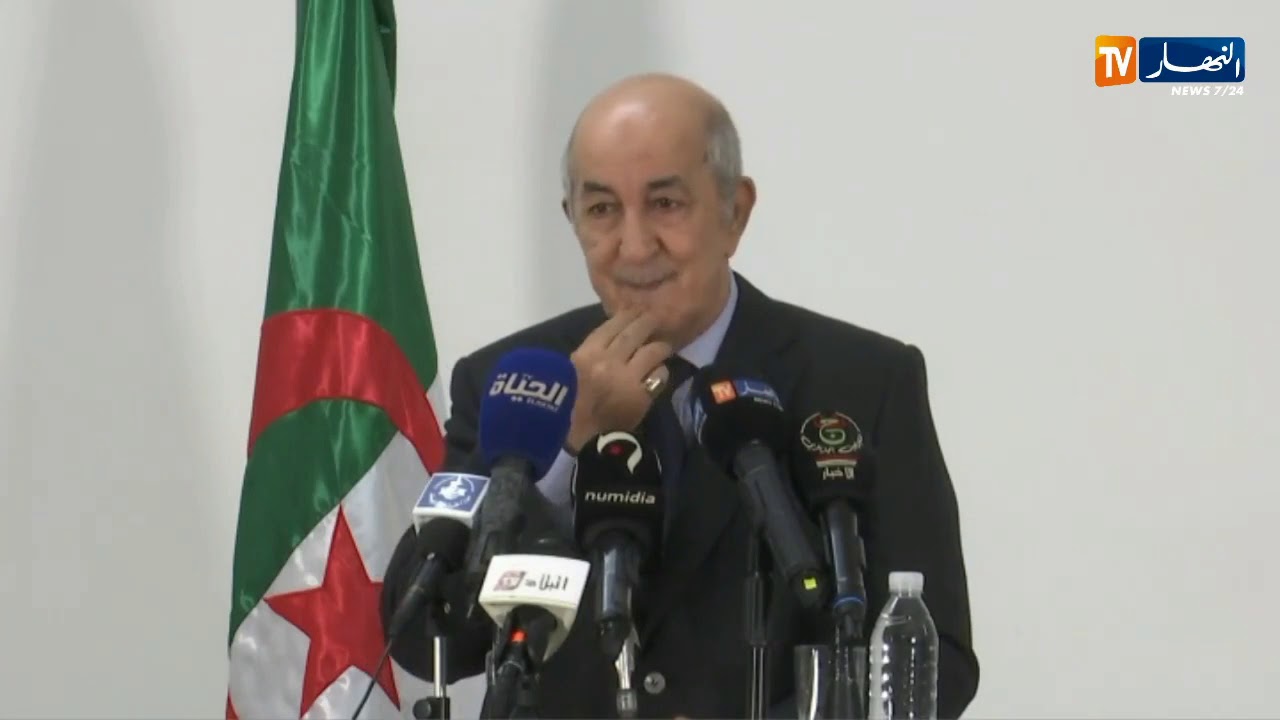 ندوة صحفية للمترشح لرئاسيات 2019 عبد المجيد تبون