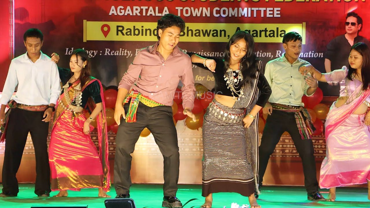 TRIPURA UNIVERSITY GROUP PERFORMANCE || 3rd TISF FRESHERS MEET 2024
