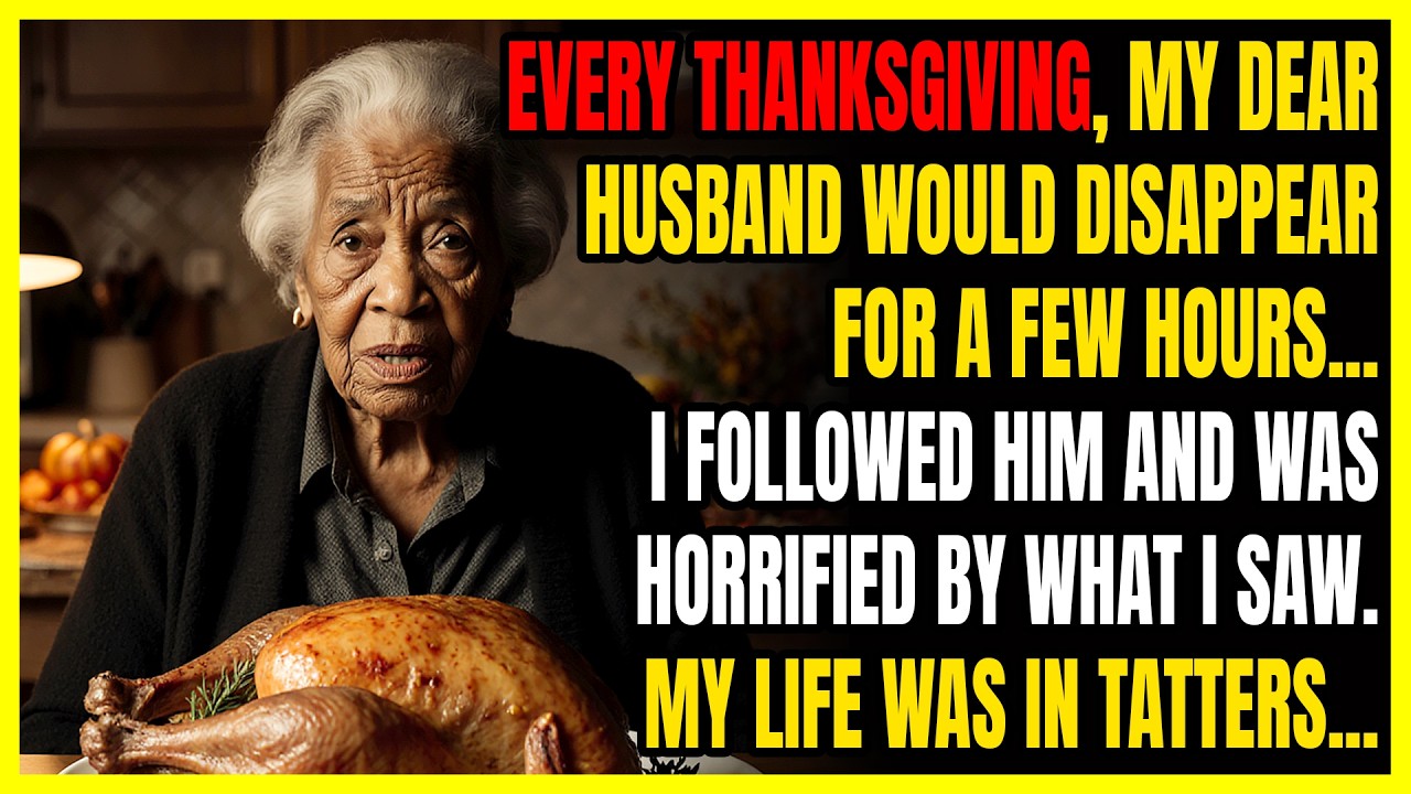 EVERY THANKSGIVING my husband DISAPPEARED FOR HOURS... I FOLLOWED HIM and was HORRIFIED...