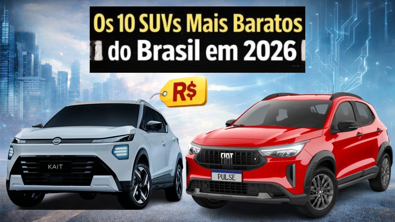 SUV 0km mais Barato de 2026: Confira os Preços e Versões