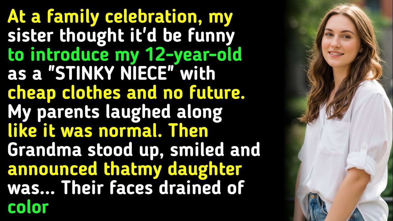 At a family celebration, my sister thought it'd be funny to introduce my 12-year-old as a 