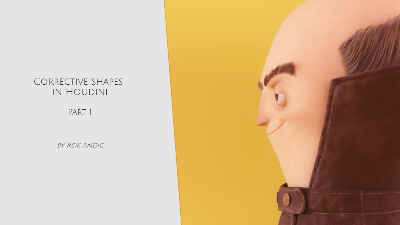 Character rigging in Houdini: Corrective Shapes - Part 1