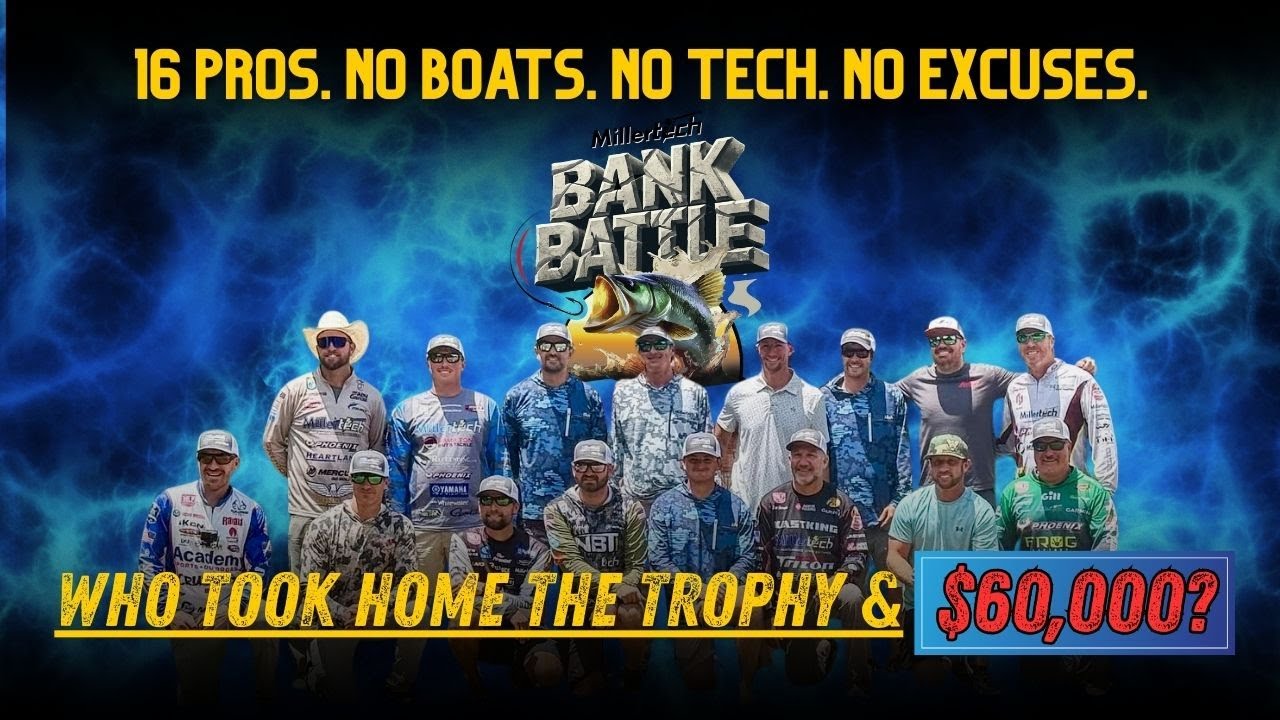 $60K Bank Fishing Battle! 16 of the Worlds BEST Pros | No Boats, No Tech, EPIC Finish!