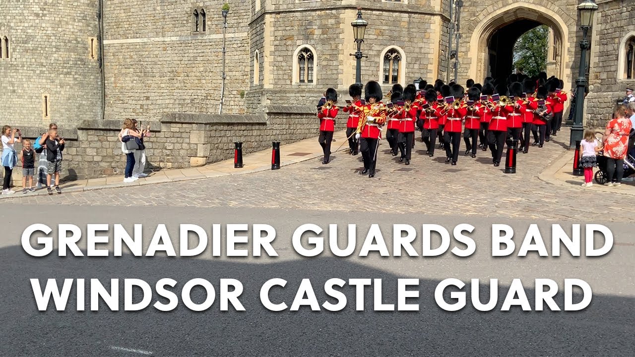 Grenadier Guards Band Windsor Castle Guard 3 August 2021