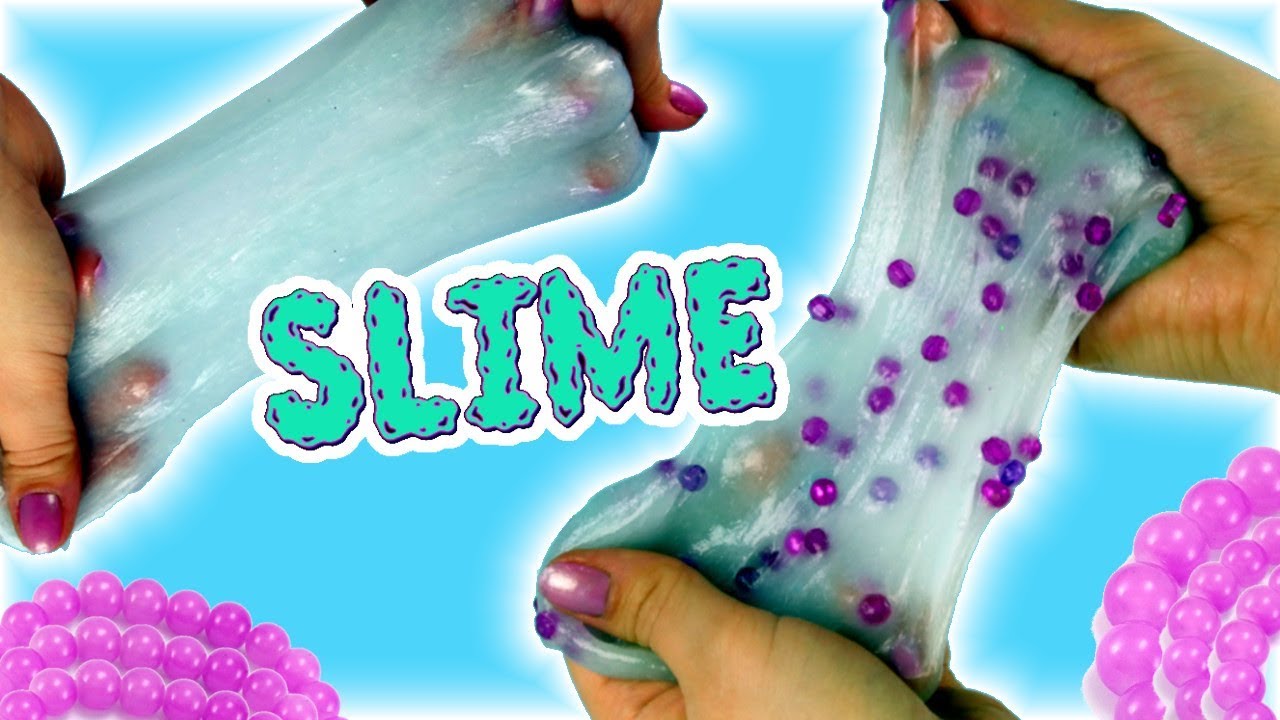 Slime DIY &bull; Crystal Slime z Koralikami &bull; Tylko 2 Składniki !!! &bull; kreatywne zabawy