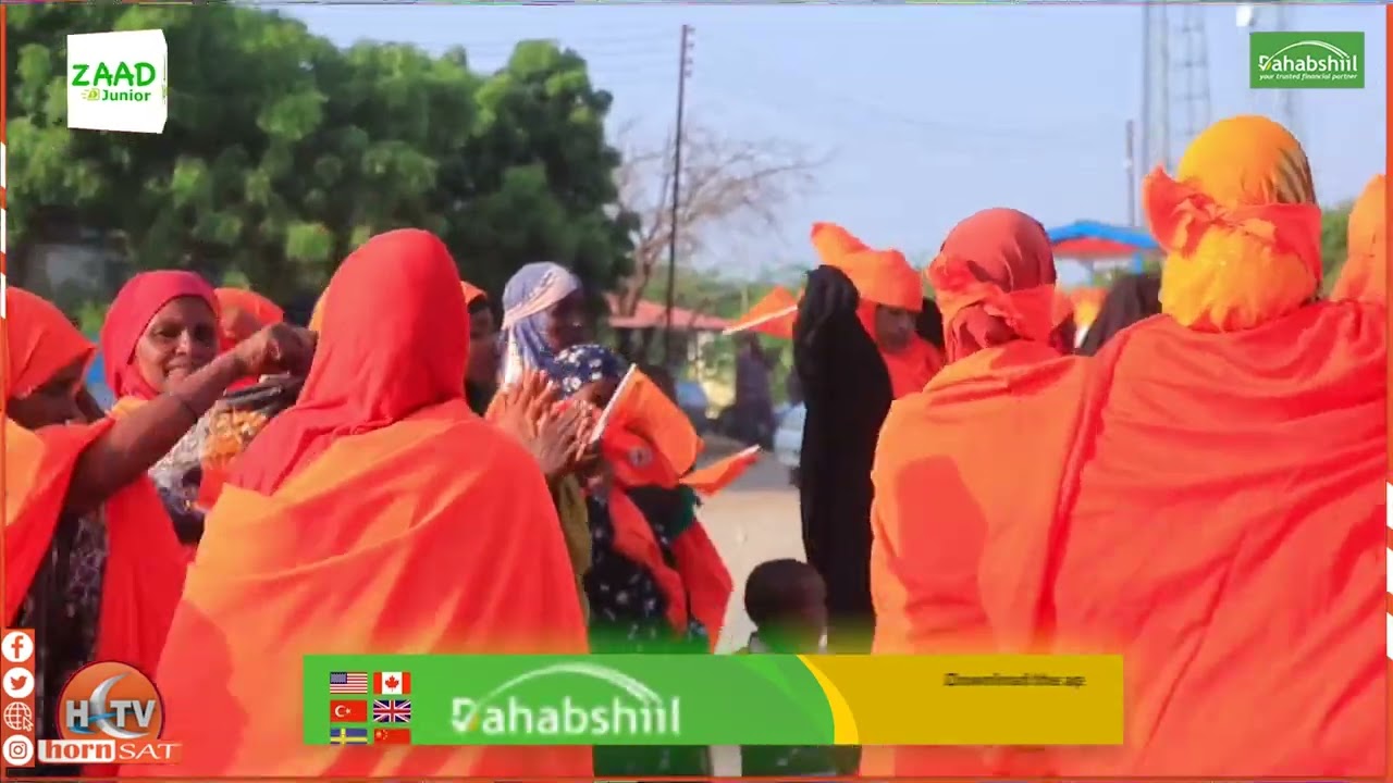 Musharax Xisbiga Waddani Ayaa Si Balaadhan Loogu Soo Dhaweeyay Magaalada Abdaal Iyo Gobolka Saaxil