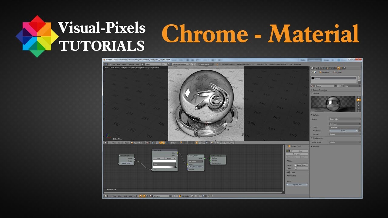 Blender Tutorial - Chrome Material