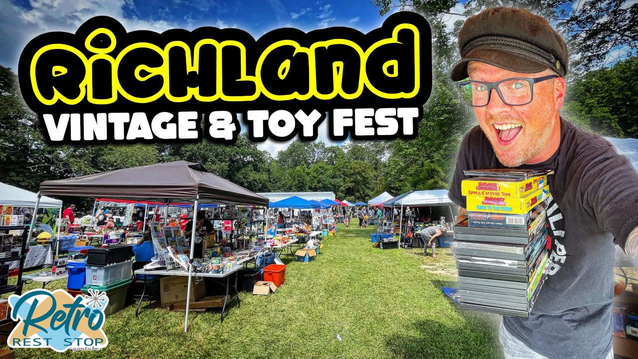 Thrifting The Richland Vintage & Toy Fest At Shoreline Vintage & Antiques In Richland, NJ | Toy Show