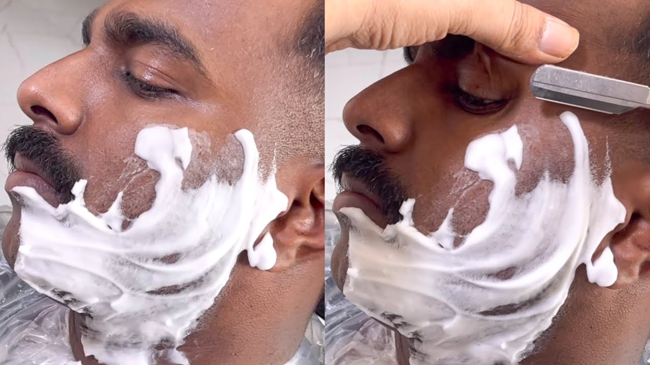 Ultra-Relaxing ASMR Beard Shave | Real Shaving Sounds