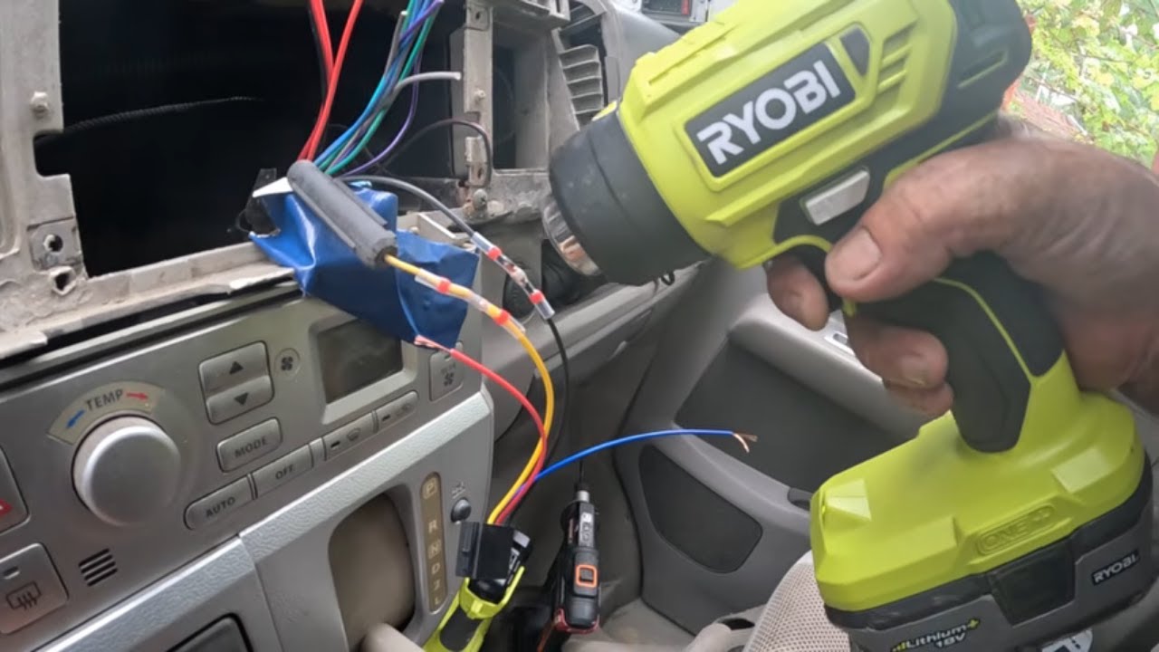 Installing a new Car stereo in the Van for under $US 10:00. And hands free phone chat/calling.