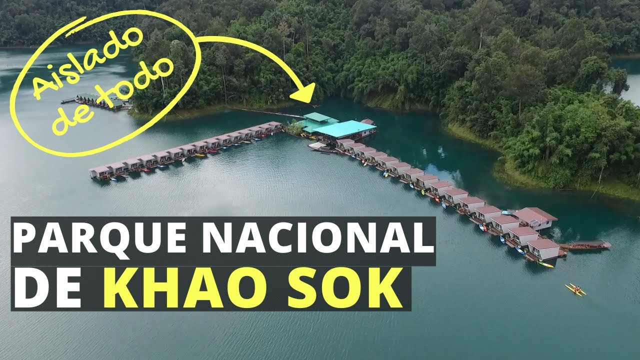 🏡 ¡Resorts flotantes en Khao Sok! 🌴 ¿Dormirías sobre el agua en Tailandia? 🛶