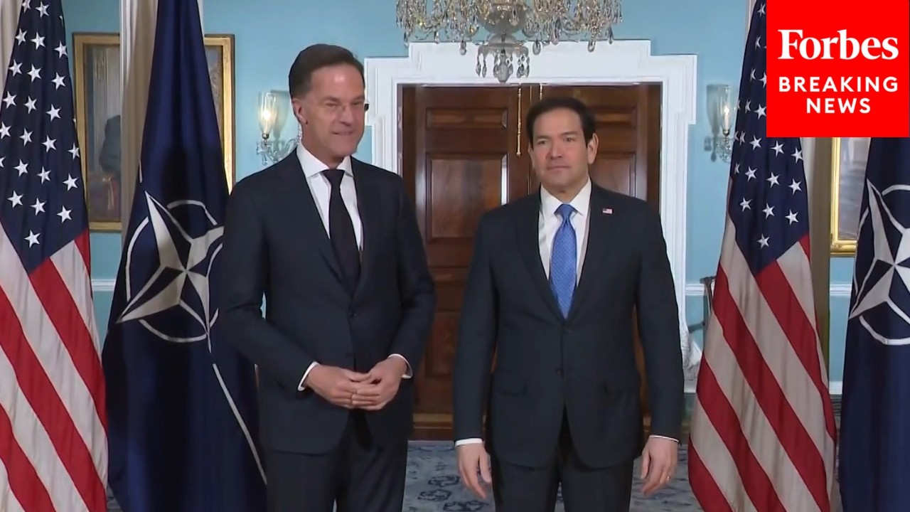 Secretary of State Marco Rubio Meets With NATO Secretary General Mark Rutte