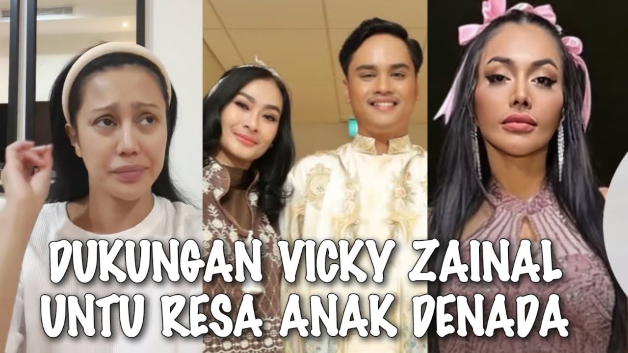 VIRAL√√ RESA ROSANO ANAK DENADA DIBERIKAN DUKUNGAN DARI VICKY ZAINAL 