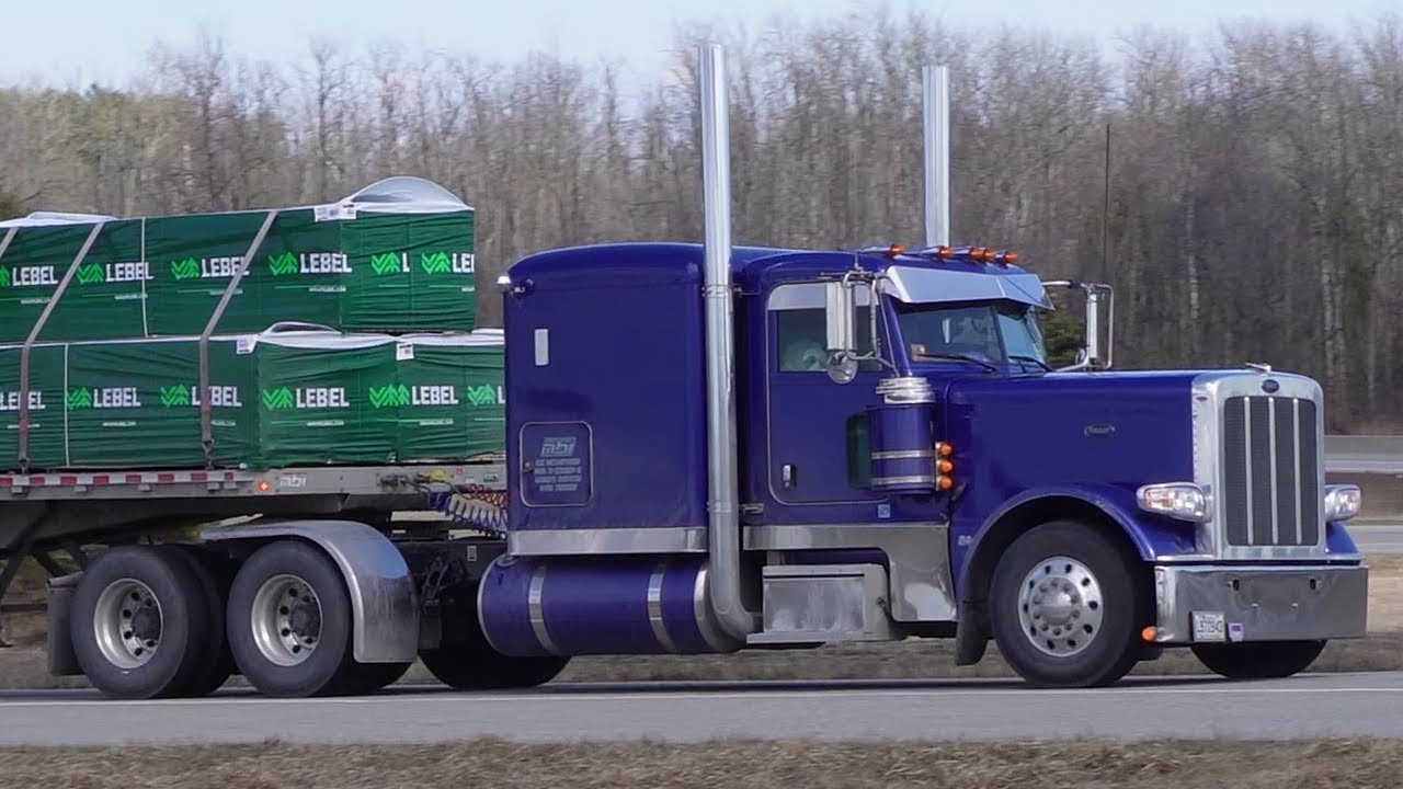 TRUCKS Canada; Truck Spotting- Big rigs rolling in and out of Highway 401
