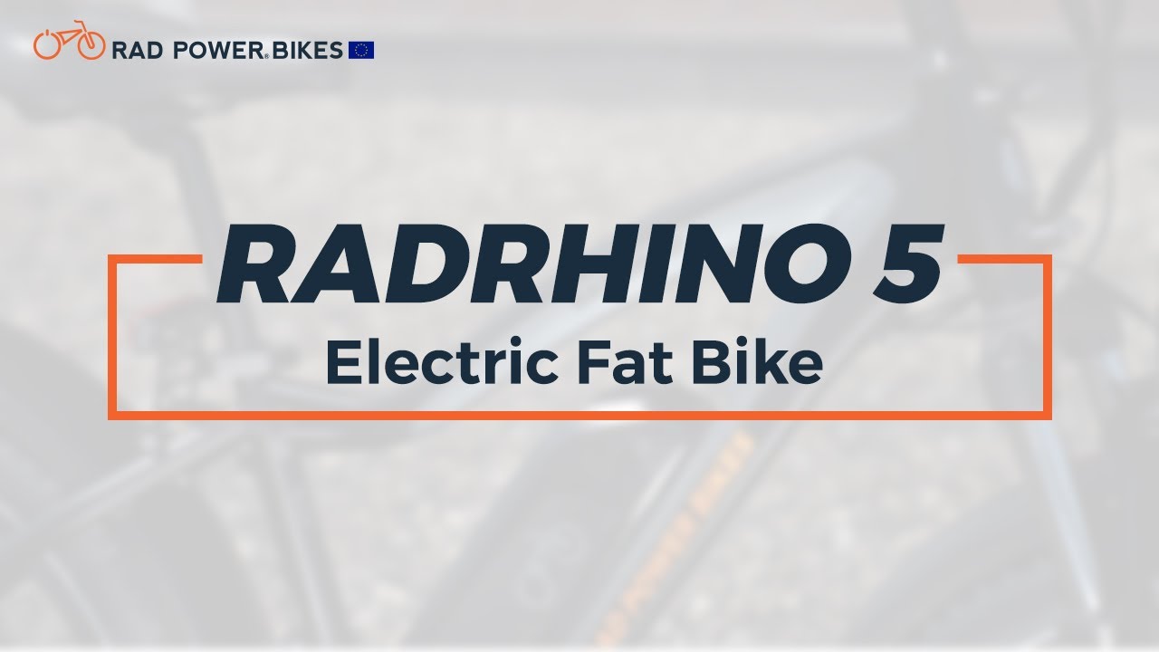 RadRhino 5 European Electric Fat Bike | Technical Overview