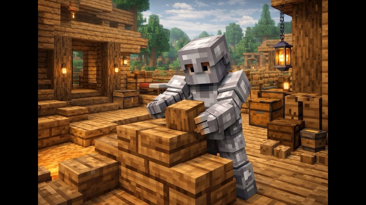 Advancing in Minecraft with realistic physics