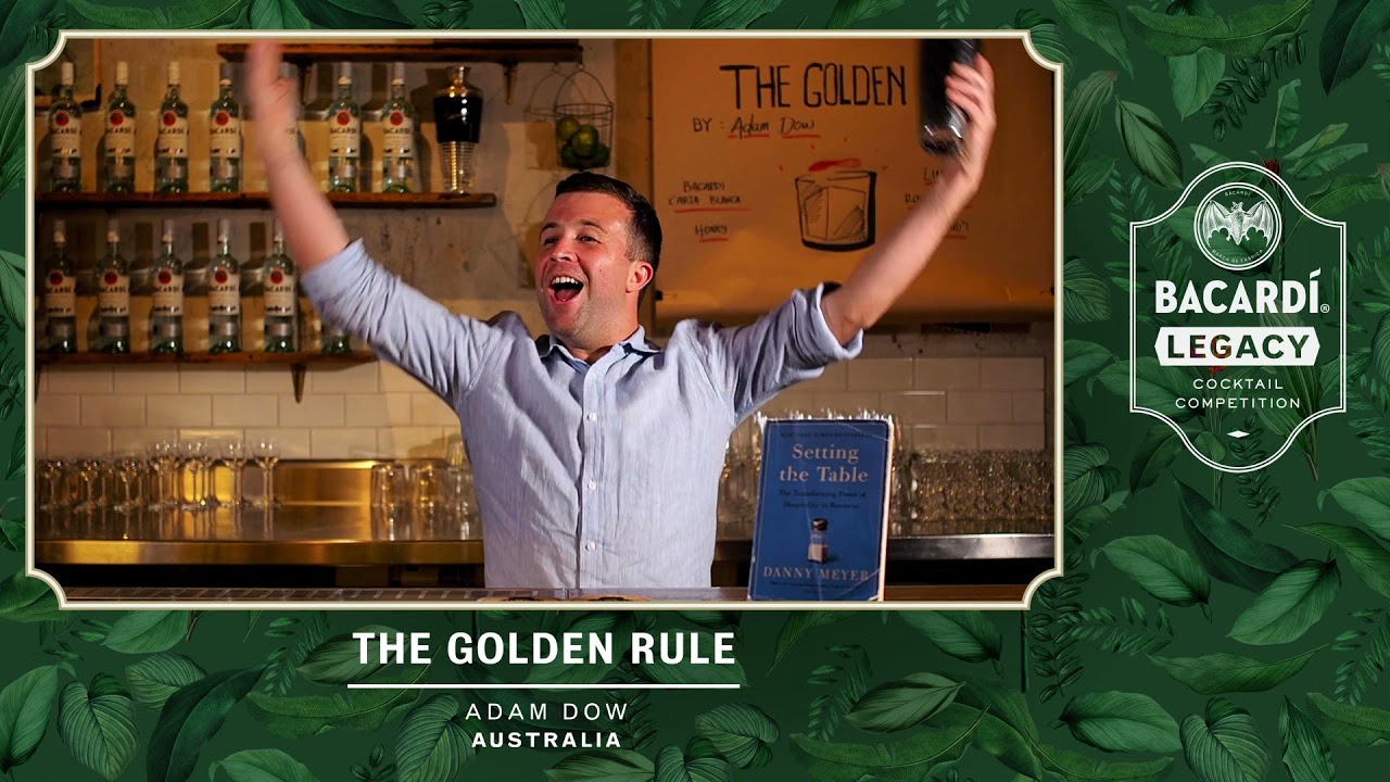 Australia's Adam Dow presents 'The Golden Rule' - BACARDI Legacy 2021 Semi-Final