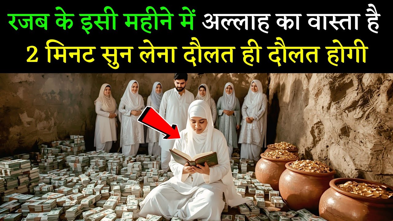 रजब के इसी महीने में अल्लाह का वास्ता है 2 मिनट सुन लेना दौलत ही दौलत होगी | Dolat Ka Wazifa  