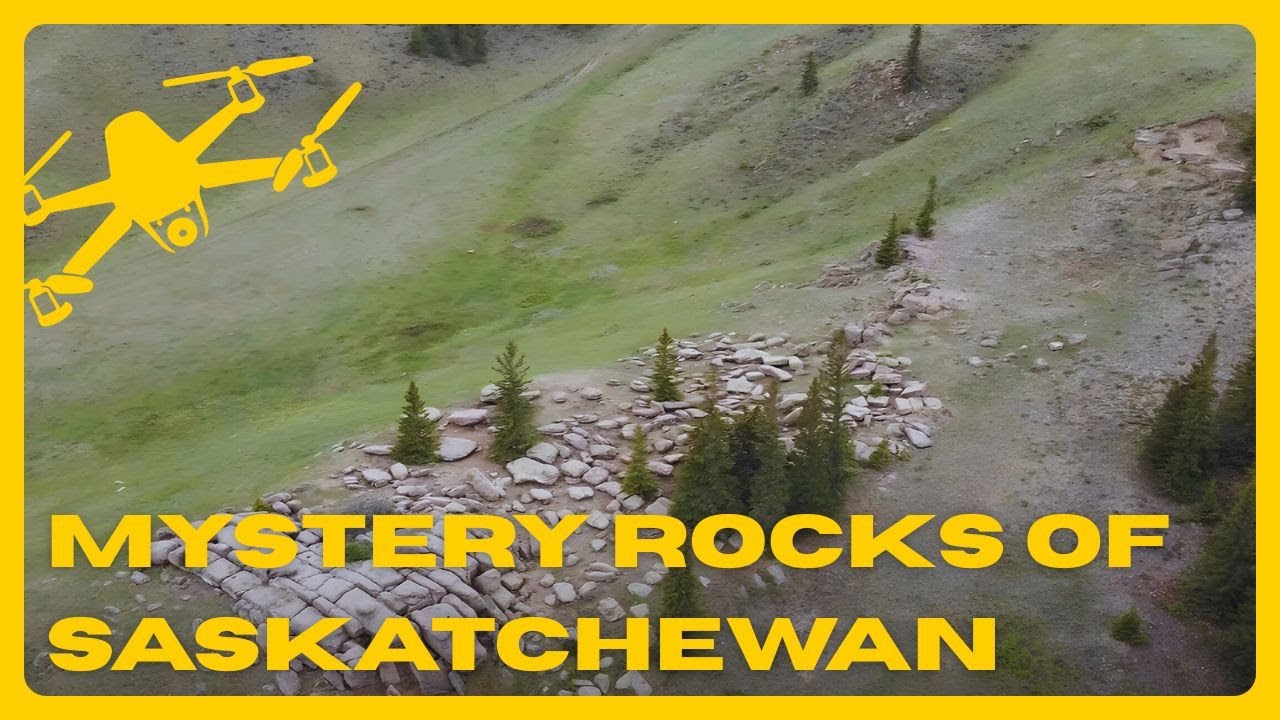 Mystery Rocks of Saskatchewan Drone Video - Canada