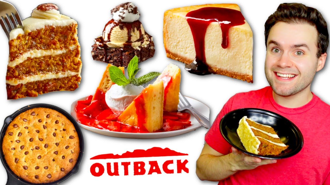 Trying Outback Steakhouse's FULL Dessert Menu!