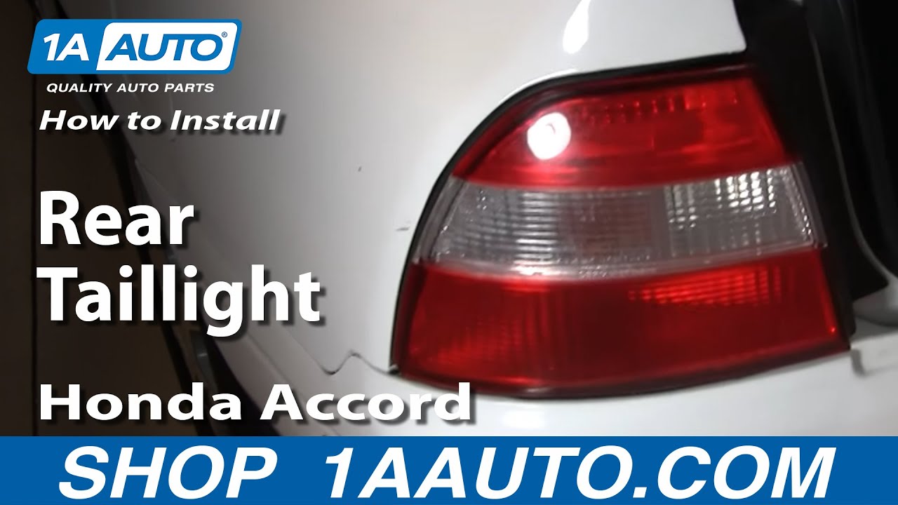 Как заменить задний фонарь на Honda Accord 94-97 годов