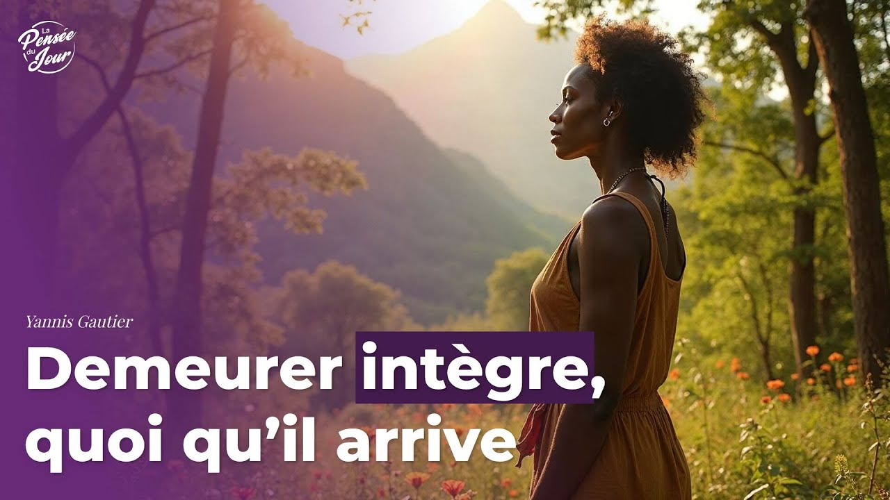 Demeurer intègre, quoi qu’il arrive