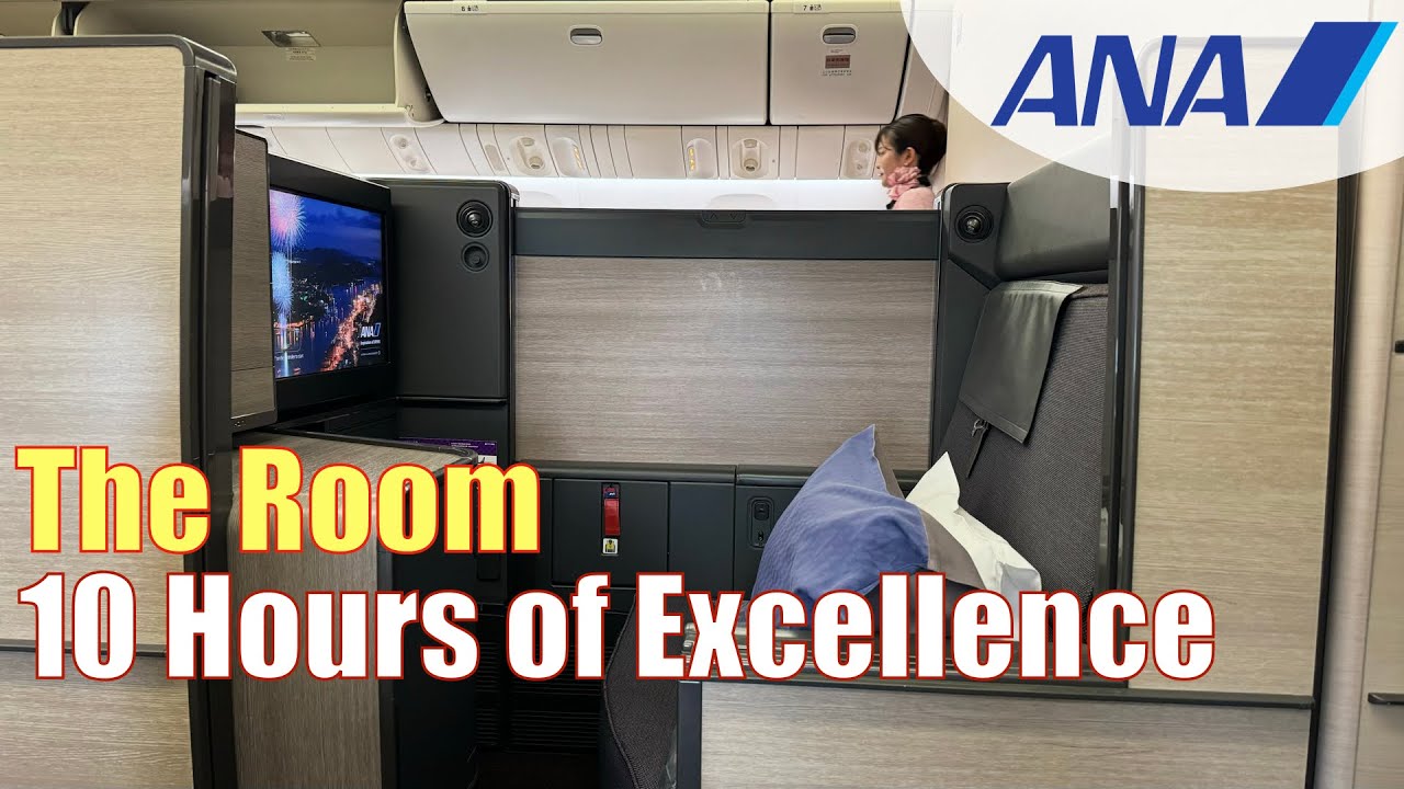 4K | To SFO ANA Business B777-300ER “The Room” Amazing Seat Big Enough for 2, Incredible Food, BUT?