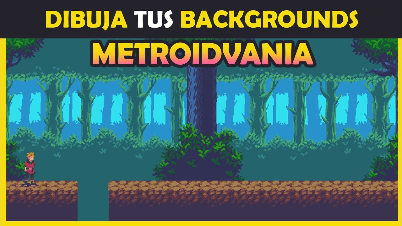 Cómo Crear Fondos en pixel art paso a paso🌲