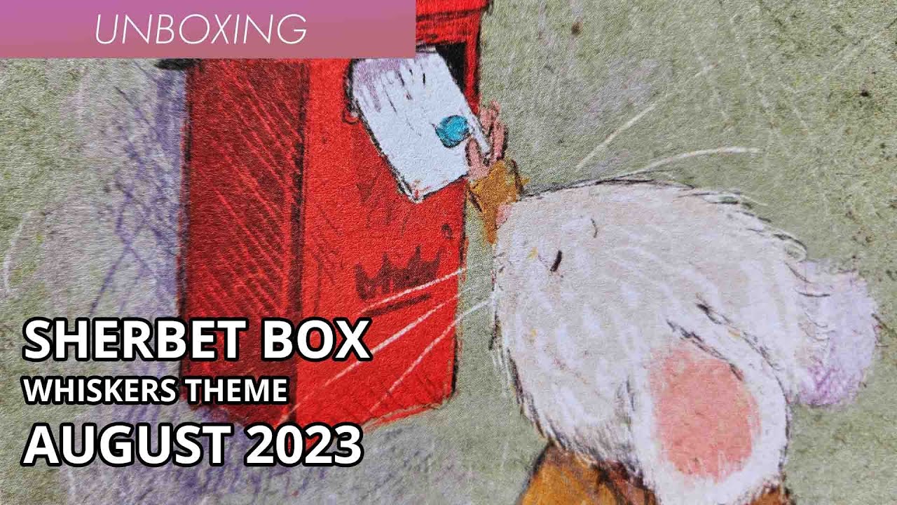 I found a new stationery subscription box!! Sherbet Box - Stationery Unboxing - August 2023 - CUTE!
