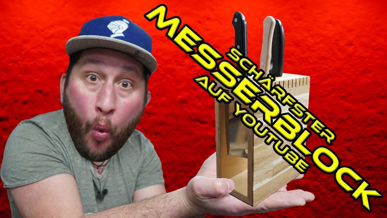 Der schärfste Messerblock auf YouTube - DIY - super einfach zum selber bauen - Tab