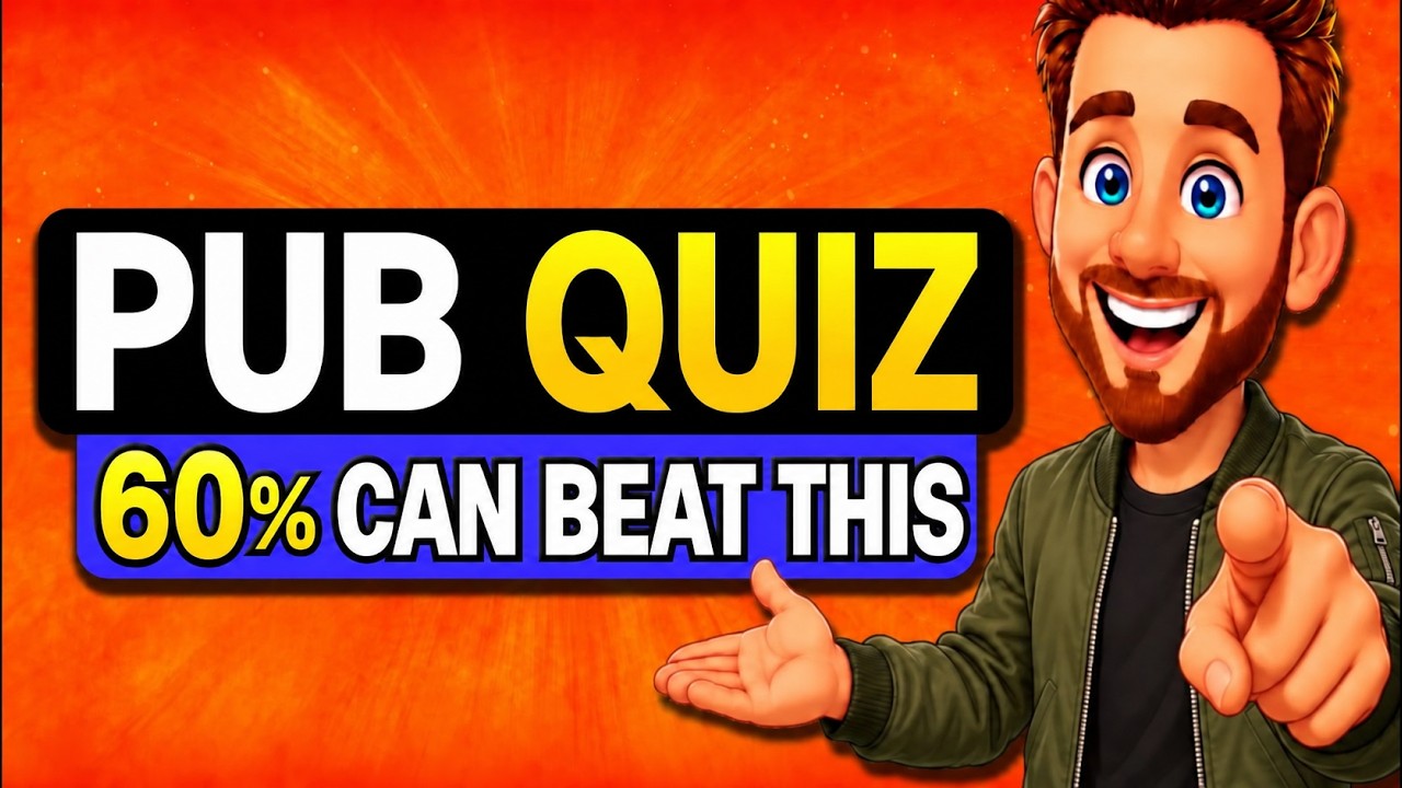 6 Round Pub Quiz 🏆 100 FUN General Knowledge Trivia Questions
