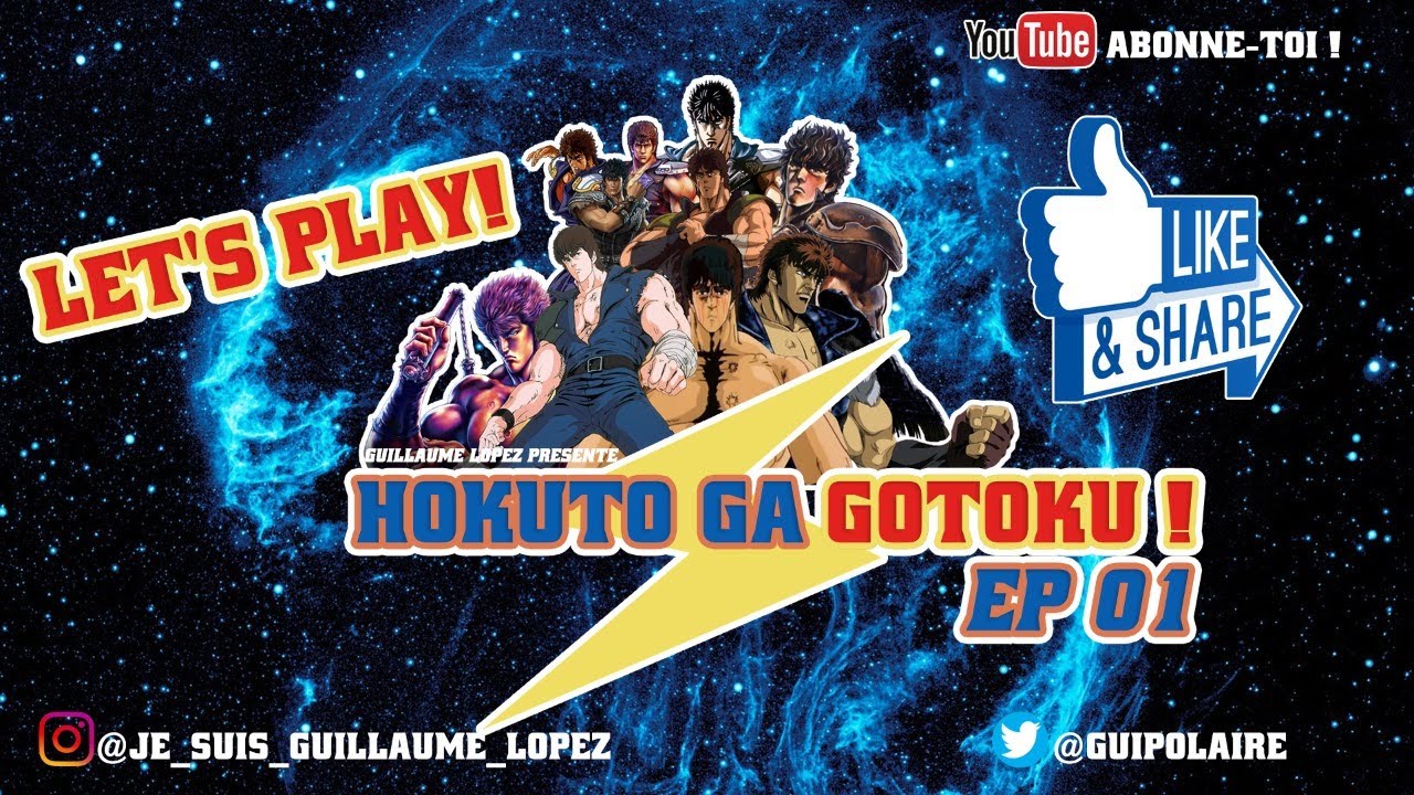 Mon premier &eacute;pisode stream ! Hokuto Ga Gotoku - PS4