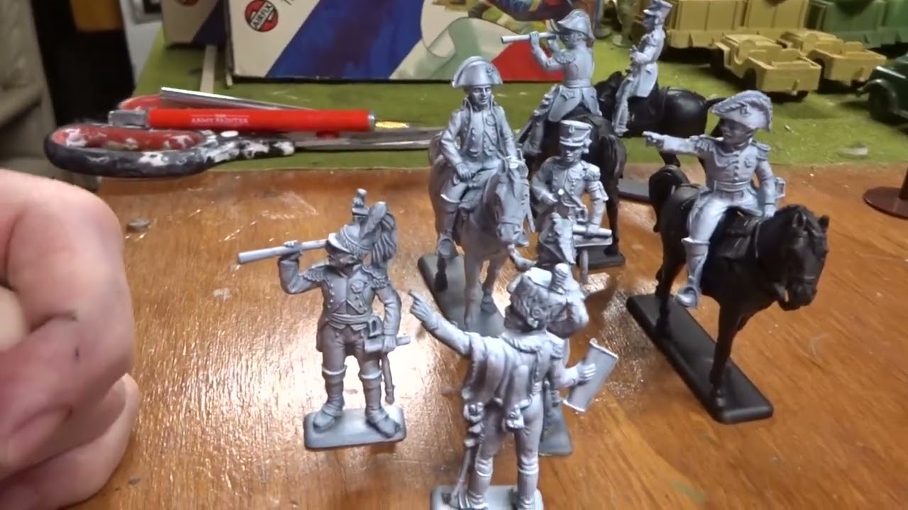 Stadden Napoleonics 54mm, Airfix and Italeri 1/32/54mm miniatures Feb 2 2023
