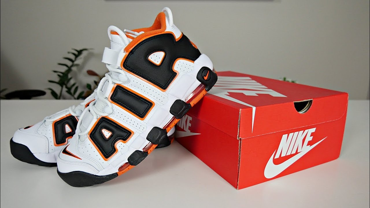 Unboxing/Reviewing The Nike Air More Uptempo 96 White/Black/Starfish (On Feet)