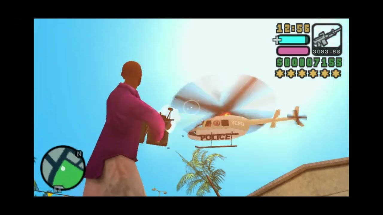 GTA Vice City Stories - 6 star rampage + escape