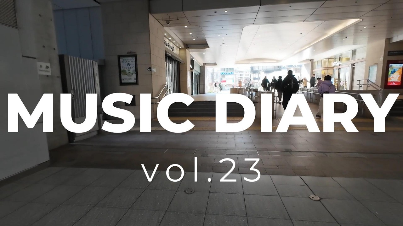 music diary #23　50代男性の音楽・バンド活動記録VLOG
