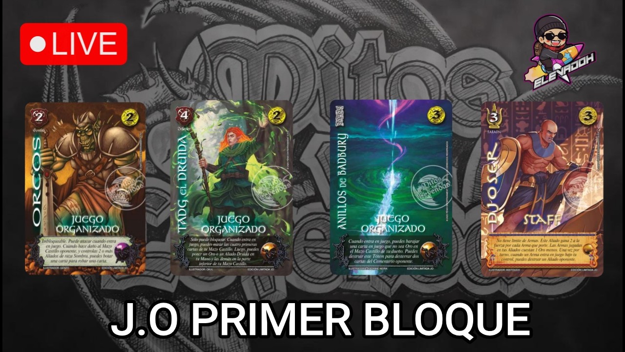MYL / CARTAS J.O PARA FEBRERO 2026 - PRIMER BLOQUE EXTENDIDO.