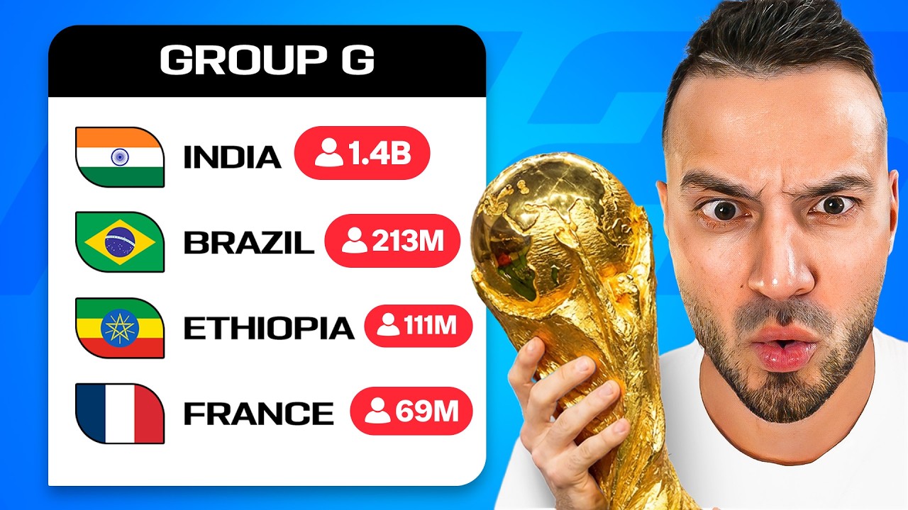 World Cup, But Qualification = Population Size! 🌎