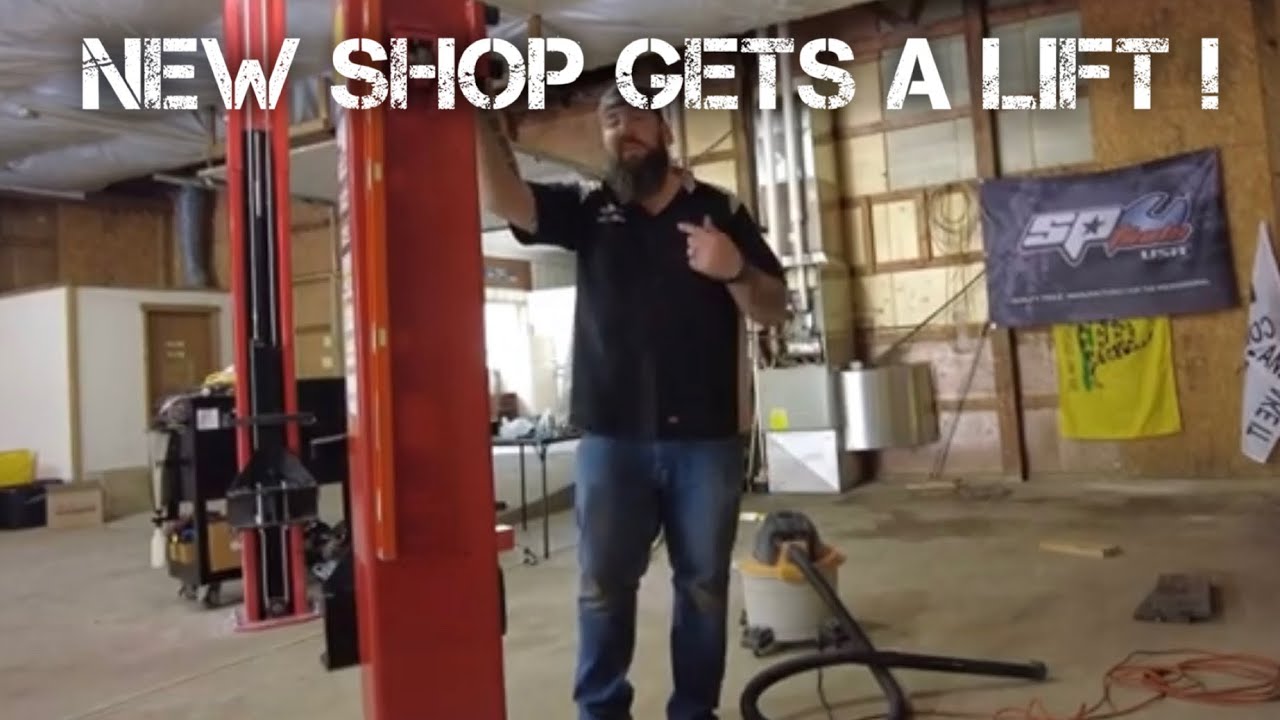 DIY 2 POST LIFT INSTALL - ITS REALLY PRETTY SIMPLE!