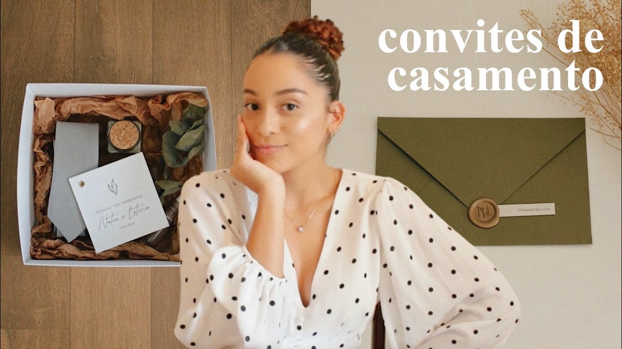Fiz a caixa dos padrinhos, nosso convite de casamento & dicas.