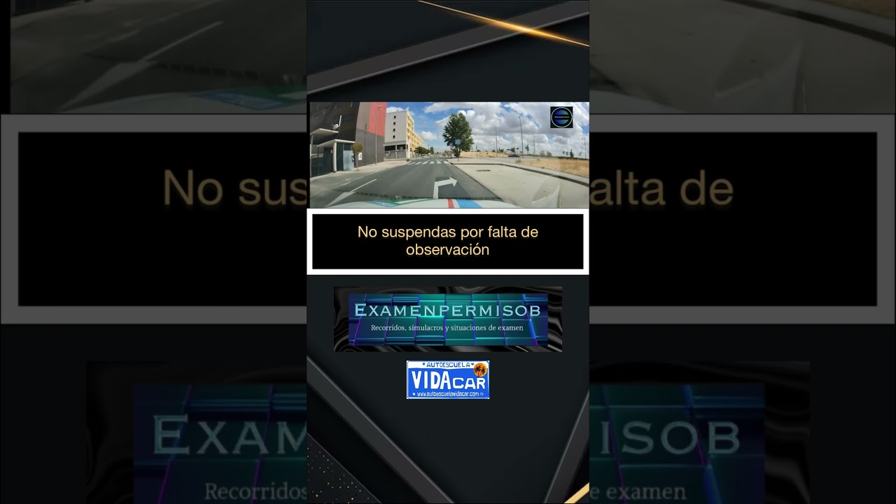 NO SUSPENDAS POR ESTO 🙄- EXAMEN PR&Aacute;CTICO DGT M&Oacute;STOLES 2023. #shorts