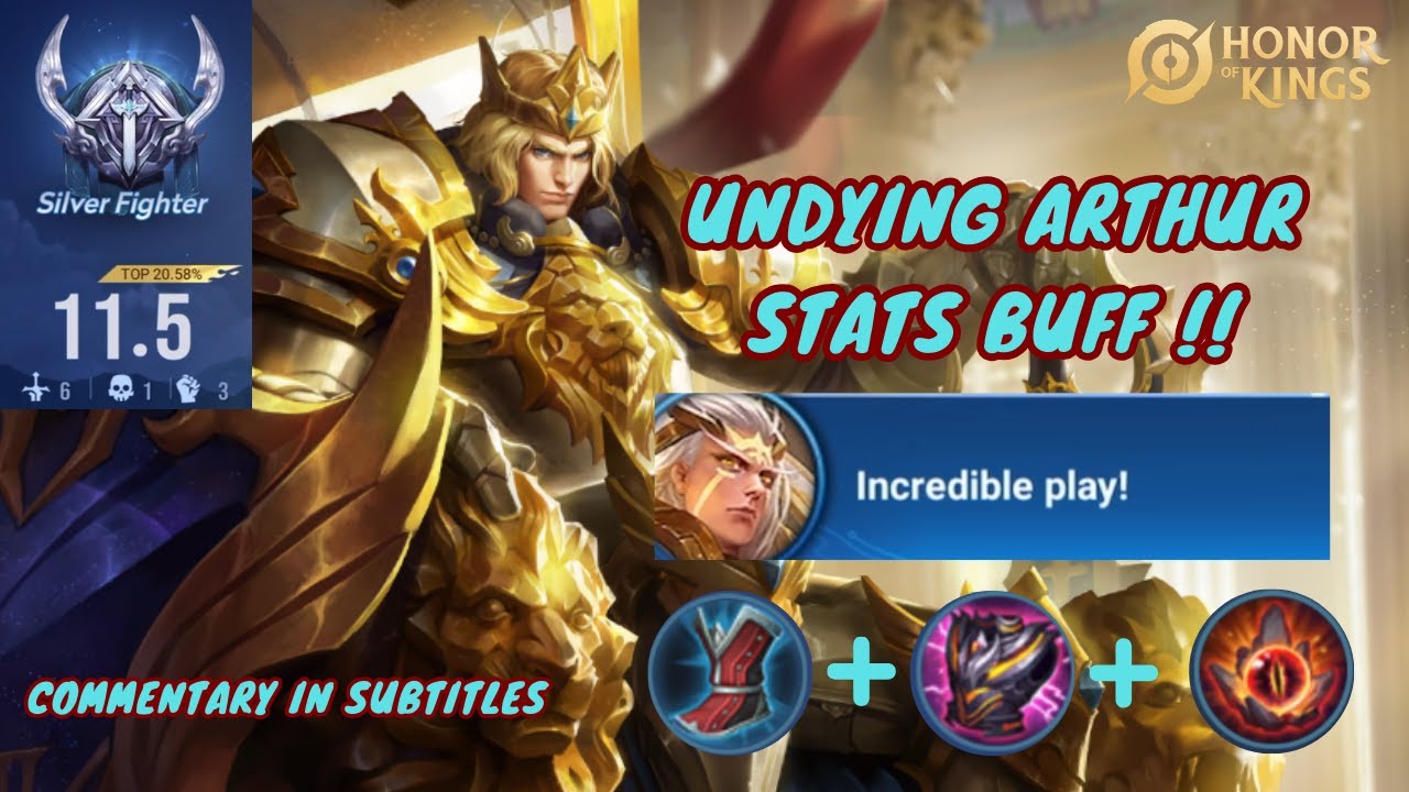 Arthur VS Yang Jian| Newly BUFF Arthur Worth Playing? Honor of Kings Arthur Build & Guide