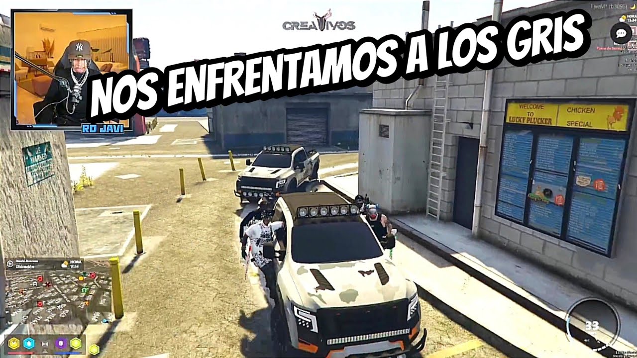 RDjavi: Nos Enfrentamos A Los Gris 🩶 GTA RP