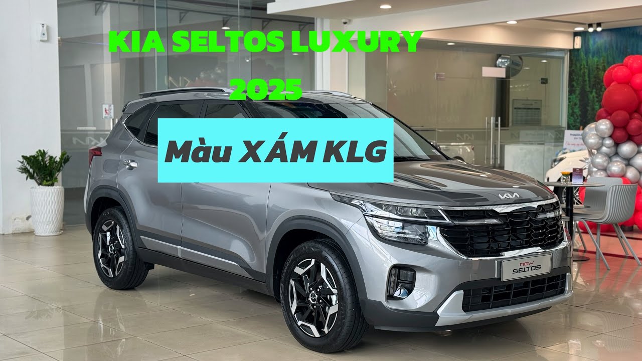 KIA SELTOS 2025 | Bản 1.5L Luxury | Màu Xám KLG | Chi tiết ngoại thất và nội thất