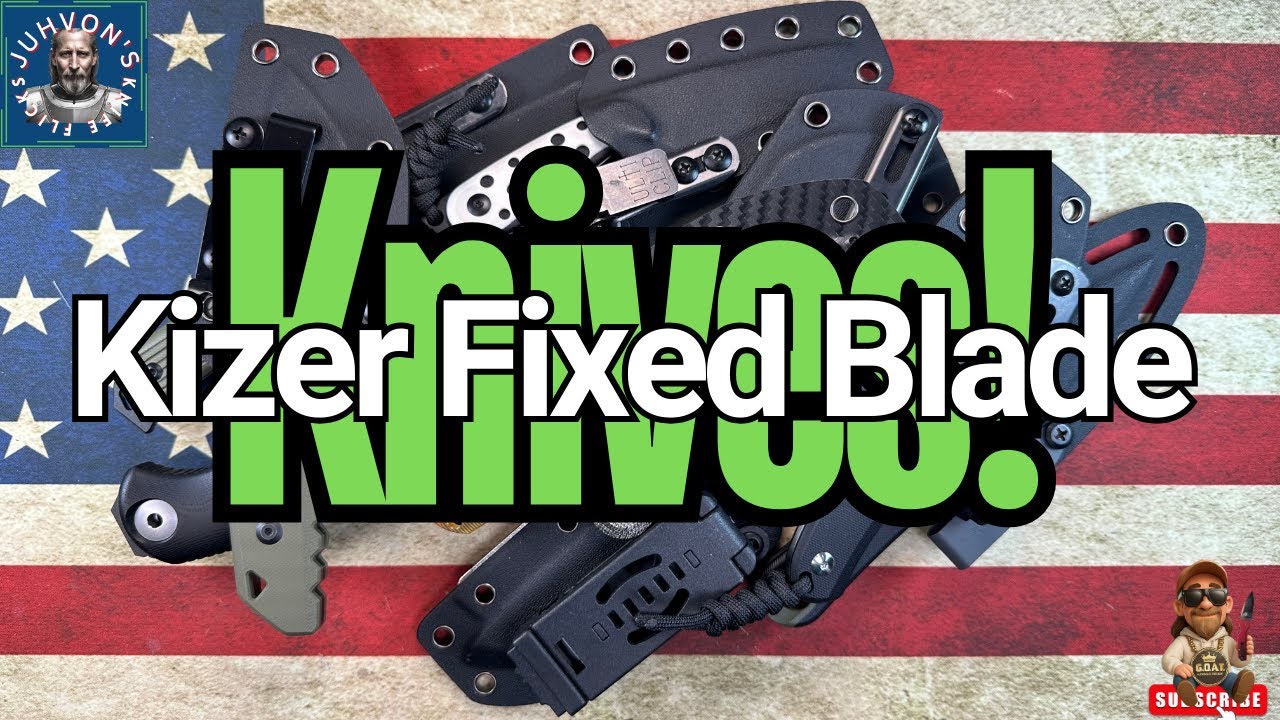 🔥 10 Kizer Fixed Blades You NEED to See! | Best EDC & Hard-Use Knives on Amazon!
