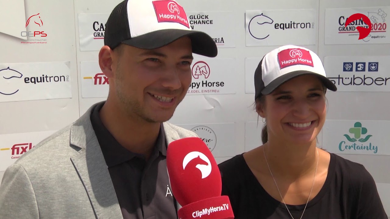 Magdalena Margreiter und Willi Fischer PK Casino Grand Prix 2020 powered by equitron-por