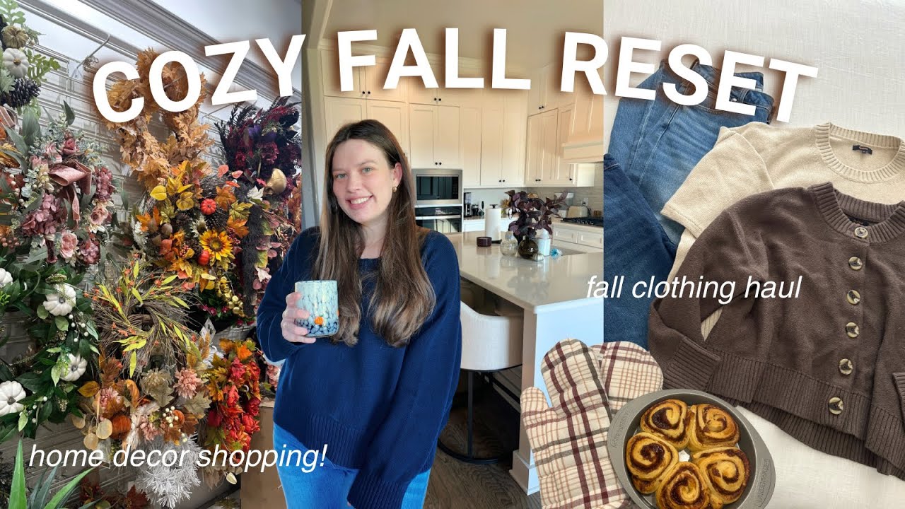 ВЛОГ FALL RESET 🍂☕️ — осенний шопинг, декор, подборка одежды, список желаний на осень и новости о...
